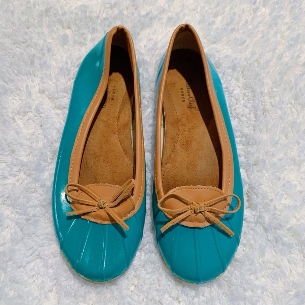 Western Chief Green Duck Skimmer Ballet Flats SZ 9